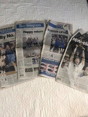 Dallas Mavericks Win Championship Headlines, Fort Worth Star Telegram 2011